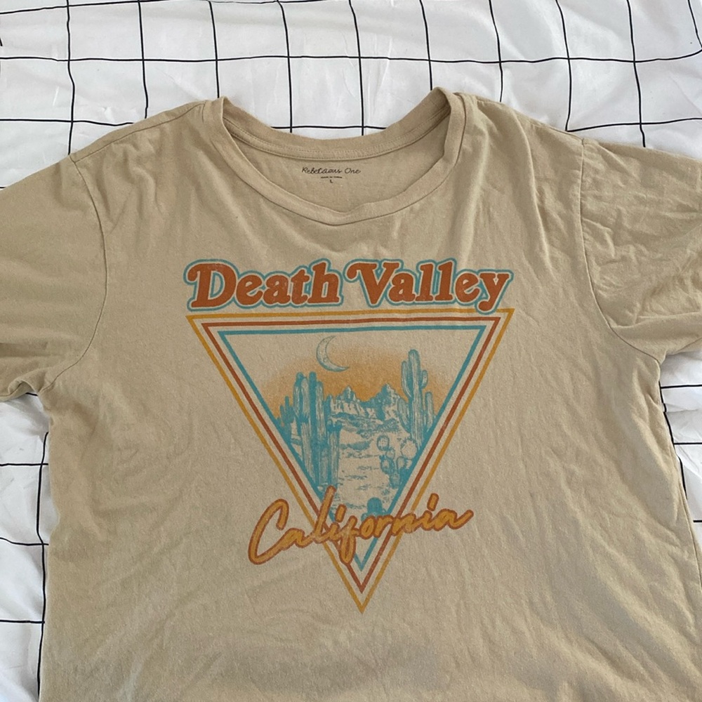 Cropped Death Valley shirt, kids large, in great condition, worn very few times